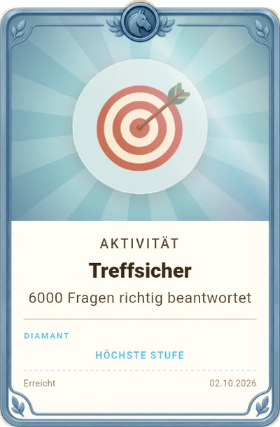 Erfolgskarte Treffsicher in Diamant