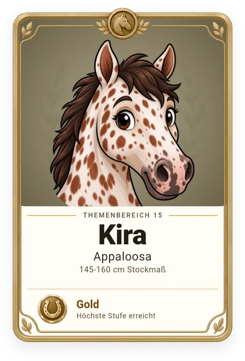 Sammelkarte Kira, Appaloosa